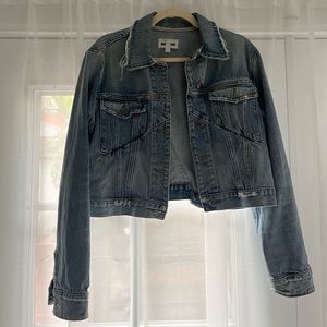 Limited Edition Designer Denim Jacket FRAME X Imaan collab